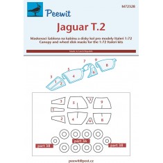 1/72 Jaguar T.2 Canopy Masks for Special Hobby kits