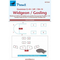 1/72 Grumman Widgeon / Gosling Canopy Masks for Kovozavody Prostejov kits