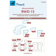 1/72 RWD-13 Canopy Masks for RS Models
