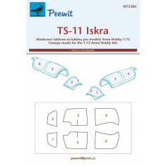 1/72 PZL TS-11 Iskra Canopy Masks for Arma Hobby Kit