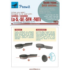 1/72 LavoCkin La-5 La-5F La-5FN La-5UTI Wheel Bay Mask for Kovozavody Prostejov