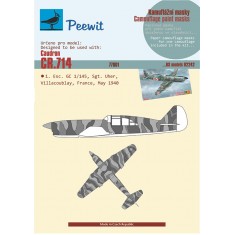 1/72 Caudron CR.714 Paper Camouflage Masks for RS models kit #92242