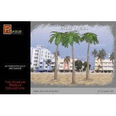 1/48 Large Palm Trees Set B (3 Trees, 7.75" Tall)