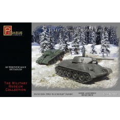 1/72 Soviet T-34/76 Battle Tanks (2 tank kits)