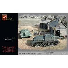 1/72 Soviet Self-Propelled Howitzer Su-122 (2 tank kits)