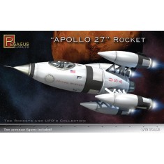 1/72 Apollo 27 Rocket Set (1 Rocket, 10" Tall)