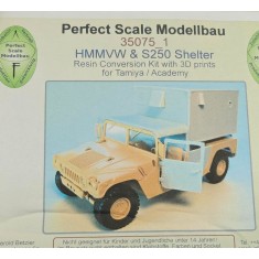 1/35 HMMWV & S250 Shelter Conversion set for Tamiya/Bronco/Academy kits