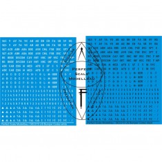 Decals for 1/35 US Bumper Codes (Small)