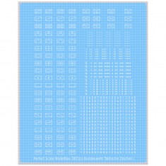 Decals for 1/35 German Bundeswehr Tactical Markings (White)
