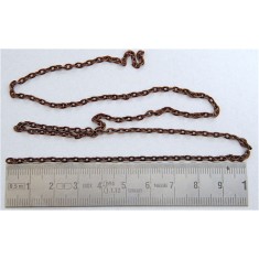 1m Metal Chain (link size 2mm x 3mm)
