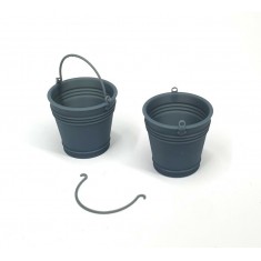 1/16 Metal Buckets (3pcs)