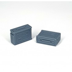 1/16 US .30 Cal Ammo Boxes (6pcs)