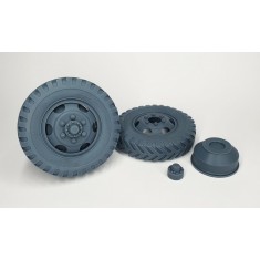 1/16 M3 Halftrack Early Front Wheels (Weighted) Type 2