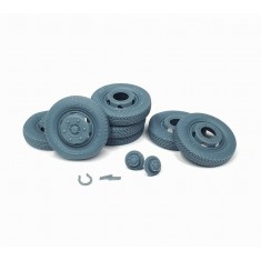 1/35 Opel Blitz Early Road Wheels (Weighted) Type 2