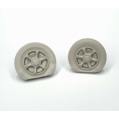 1/35 Autoblinda AB 41-43 Flat Tyre Set Type 1 (2 Wheels)
