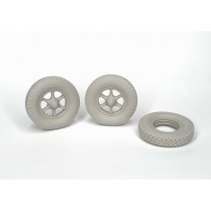 1/35 Sd.Kfz. 7 Front Wheels with Spare Wheel (Weighted) Type 2