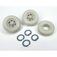 1/35 Sd.Kfz. 9 FAMO Front Wheels with Spare Wheel (Weighted) Type 1