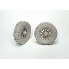 1/35 Sd.Kfz. 9 FAMO Front Wheels with Spare Wheel (Weighted) Type 2