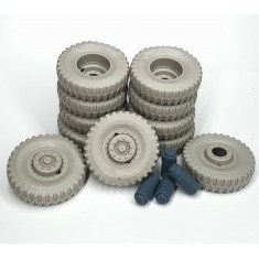 1/35 M26 Dragon Wagon Road Wheels Type 1 (Goodyear, Weighted)
