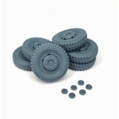 1/35 M8 Greyhound Road Wheels (Weighted)