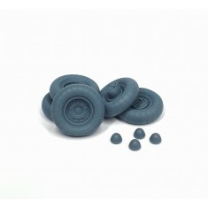 1/35 VW Kubelwagen Balloon Road Wheels (Weighted) Type 2