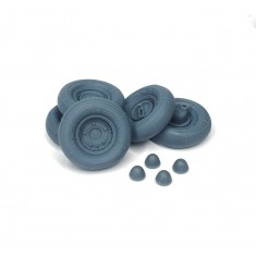 1/35 VW Kubelwagen Balloon Road Wheels (Weighted) Type 3