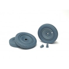 1/35 Sd.Kfz. 250 Front Wheels with Spare Wheel (Weighted) Type 1