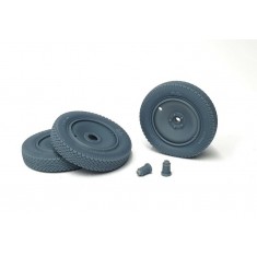 1/35 Sd.Kfz. 250 Front Wheels with Spare Wheel (Weighted) Type 3