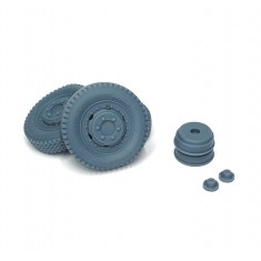1/35 M2/M3/M16 Halftrack Front Wheels with Spare Wheel (Weighted) Type 3