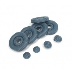 1/35 VW Schwimmwagen Road Wheels (Weighted) Type 1