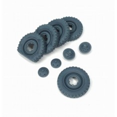 1/35 VW Schwimmwagen Flat Tyres Type 2