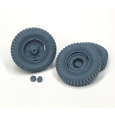 1/35 Sd.Kfz. 251 Front Wheels with Spare Wheel (Weighted) Late Version