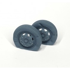 1/35 Opel Blitz Late Front Flat Tyres Type 2