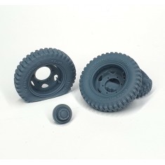1/35 Opel Blitz Early Rear Flat Tyres Type 1