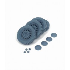 1/35 Trippel SG.6 Road Wheels with Hubcaps (Weighted)