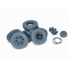 1/35 Lancia 3Ro Road Wheels with Spare Wheel (Weighted) Type 2
