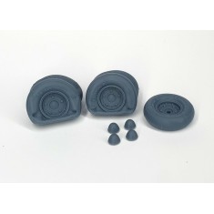 1/35 VW Kubelwagen Balloon Flat Tyres Type 2