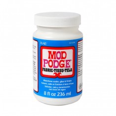 Mod Podge Fabric #CS11218 (8oz/236ml) - Waterbase Sealer, Glue & Finish