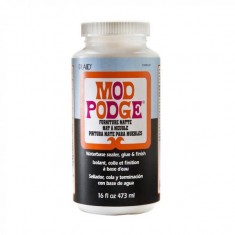 Mod Podge Furniture Matte #CS15127 (16oz/473ml) - Waterbase Sealer, Glue & Finish