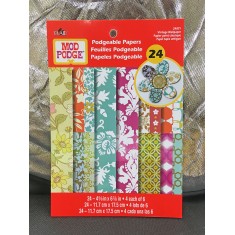 Mod Podge Papers Vintage Wallpaper #CS24871 (24 Sheets)
