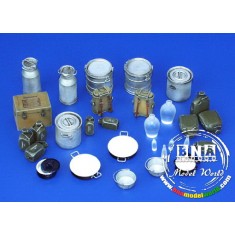 1/35 WWII German Kitchen Crockery Equipment