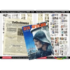 1/35 WWII German Newspapers and Magazines