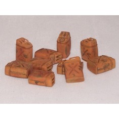 1/35 WWII US Burn-out Cans (10pcs)
