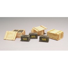 1/35 US Ammunition Boxes - Vietnam (Resin + Wood + Decals)
