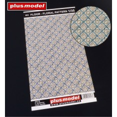 1/35 Floor - Floral Pattern (dimensions 190 x 130 mm)