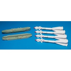 1/48 Missile R-60 set with Double Launcher (Resin parts + PE + Decals)