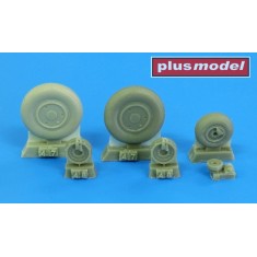 1/48 Mikoyan-Gurevich MiG-21 Wheels Late