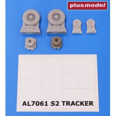 1/72 Grumman S2 Tracker Wheels