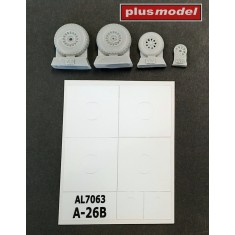 1/72 Douglas A-26B Invader Wheels