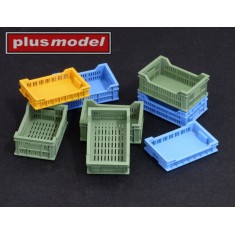 1/35 Perforated Plastic Crates